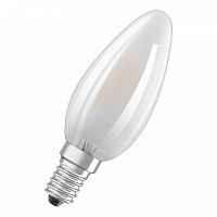 светодиодная лампа LED STAR+ CL B CRI90GL FR 40 5W(замена 40Вт),теплый белый свет(927),цоколь E14 | код. 4058075813717 | OSRAM